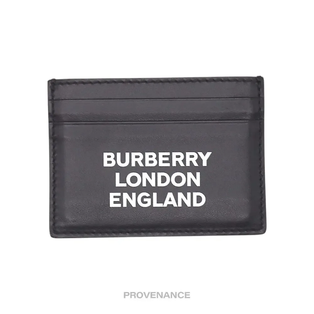 🔴 BURBERRY LONDON ENGLAND Card Holder Wallet - Black